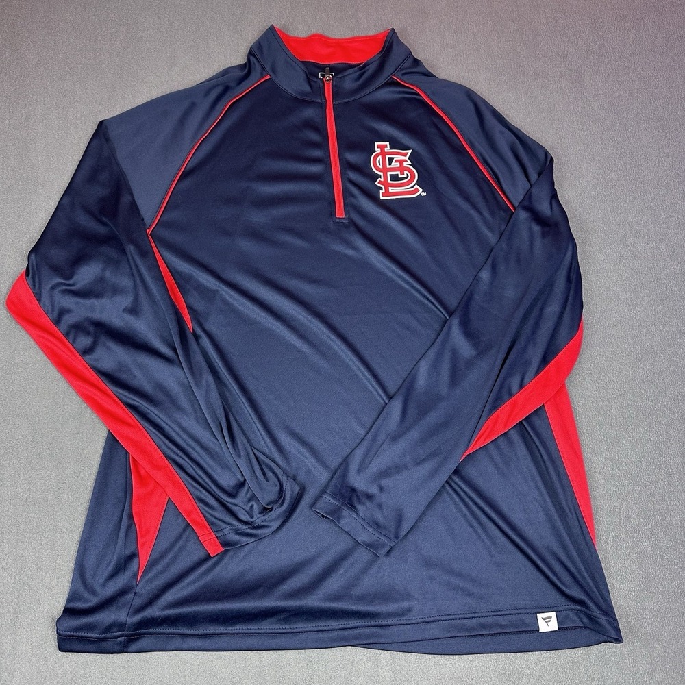 Men's L/G 1/4 Zip pullover St. Louis Cardinals Fanatics